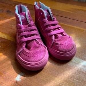toddler 5 pink sparkle vans